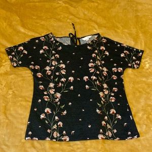 Floral dolman tshirt